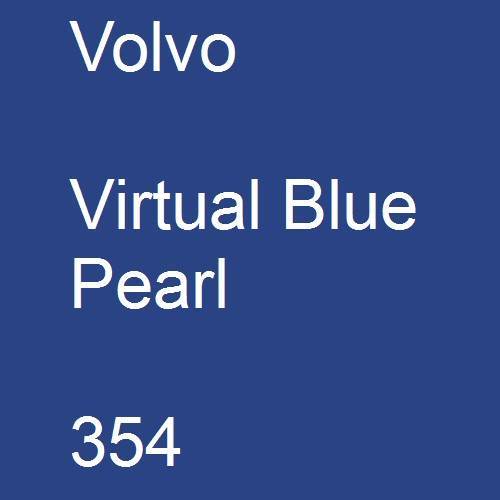 Volvo, Virtual Blue Pearl, 354.